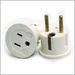 Show details of SIMRAN PLUG ADAPTER - CONVERTS GROUNDED USA PLUGS TO EUROPE PLUG-GERMAN SHUCKO PLUG (VP 11W).