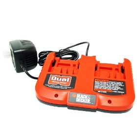 Show details of Black and Decker 5106551-01 18 volt dual station battery charger.